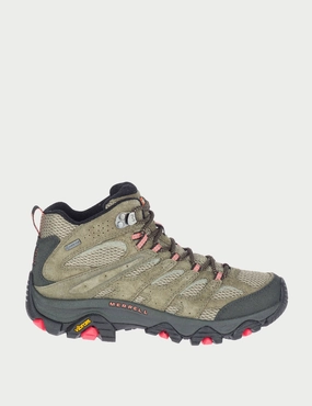 Moab 3 Mid Gore-Tex - Olive Merrell outdoor shoes for hiking and trails