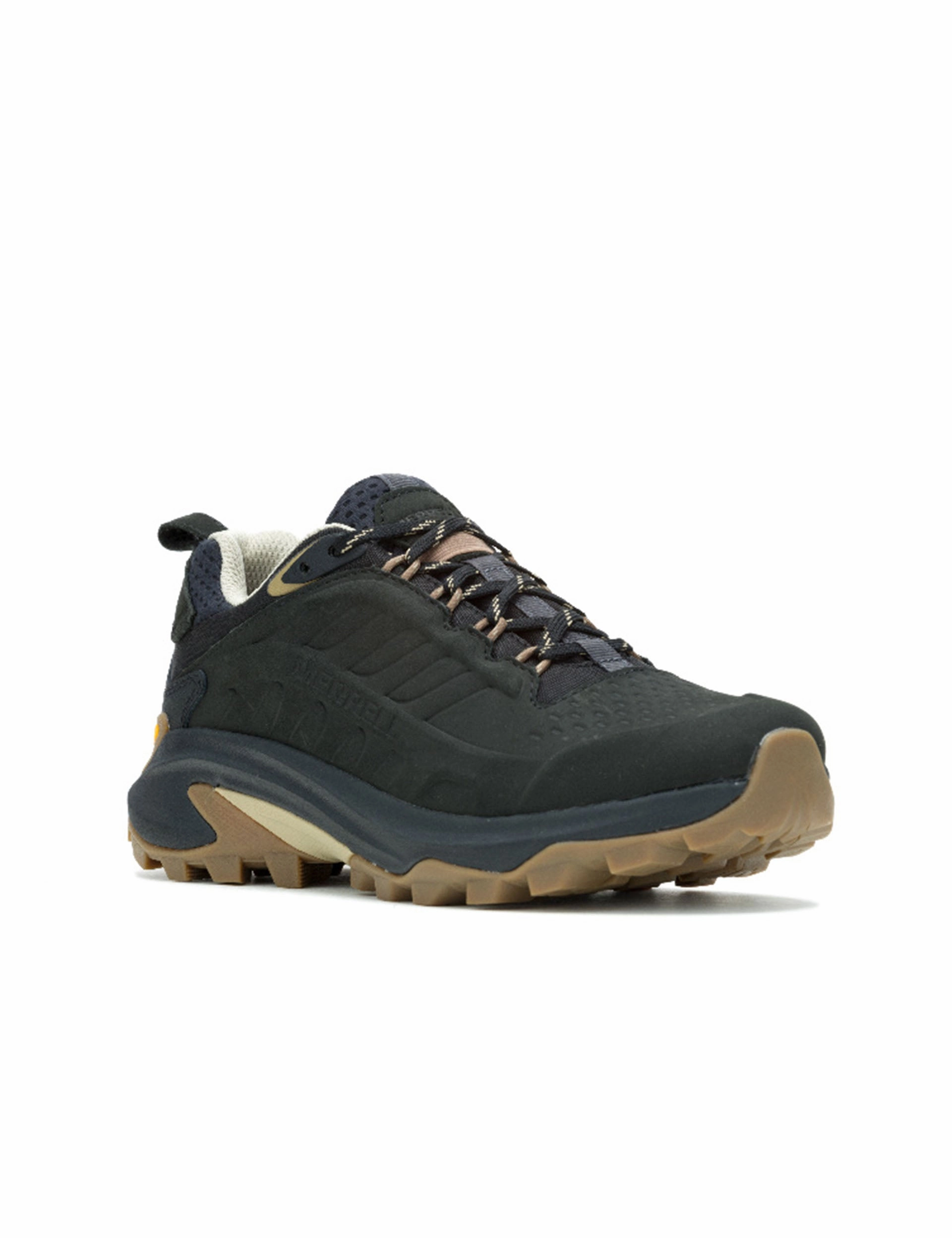 Moab Speed 2 Leather Waterproof - Black Merrell outdoor hiking boots