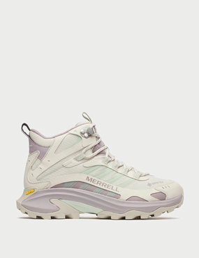 Moab Speed 2 Mid Gore-Tex - Greige Merrell outdoor shoes for hiking and trails