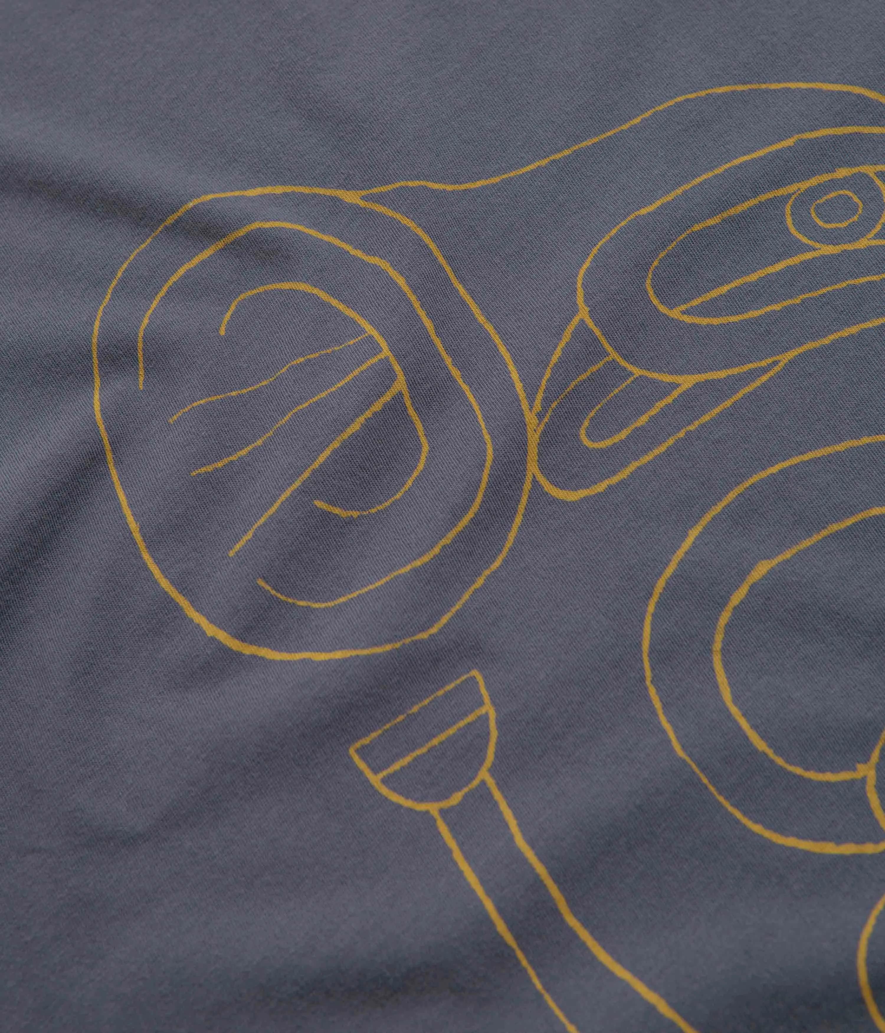 Mollusk Horny Horn T-Shirt - Faded Navy Mollusk Clothing