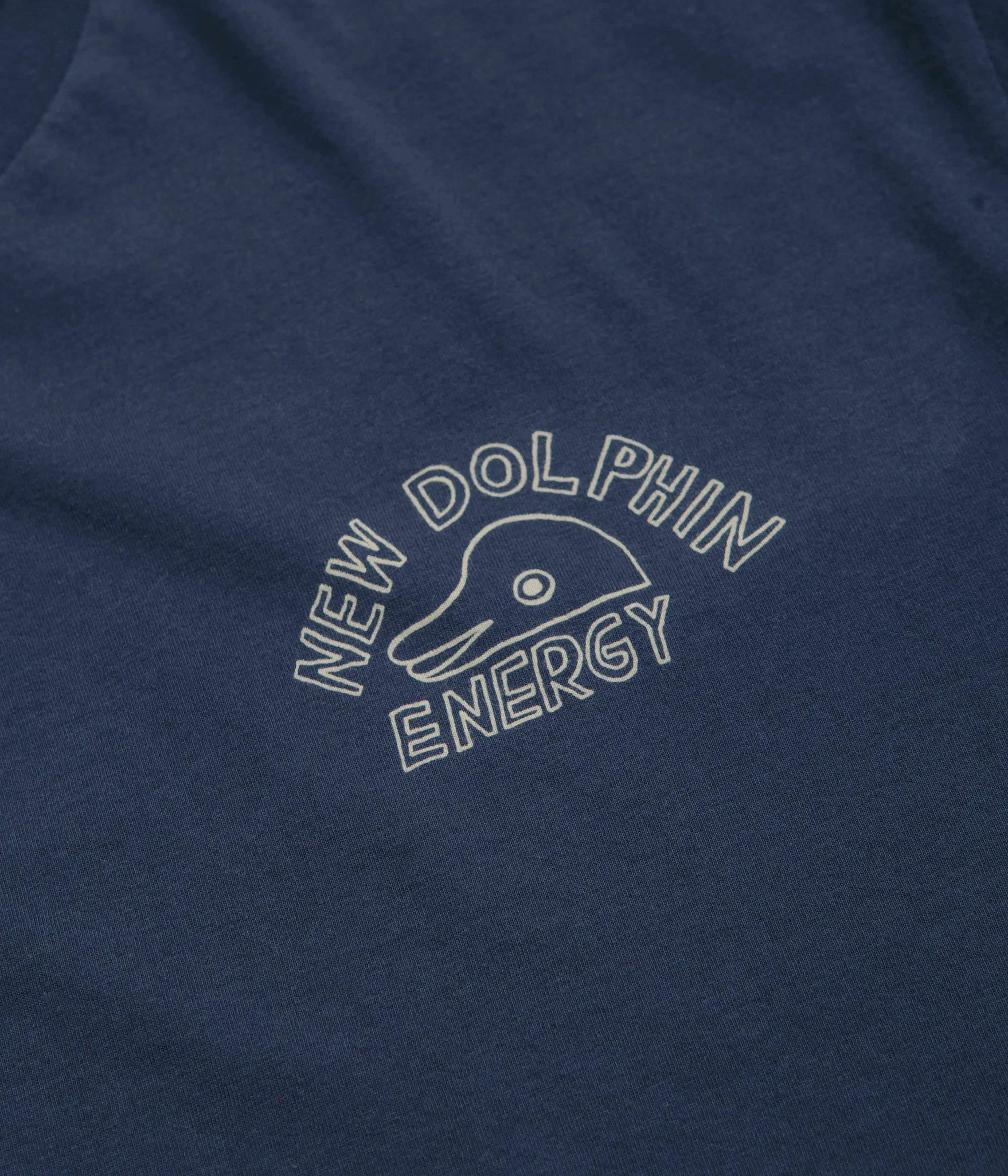 Mollusk New Dolphin Energy T-Shirt - Navy Indigo Mollusk Clothing