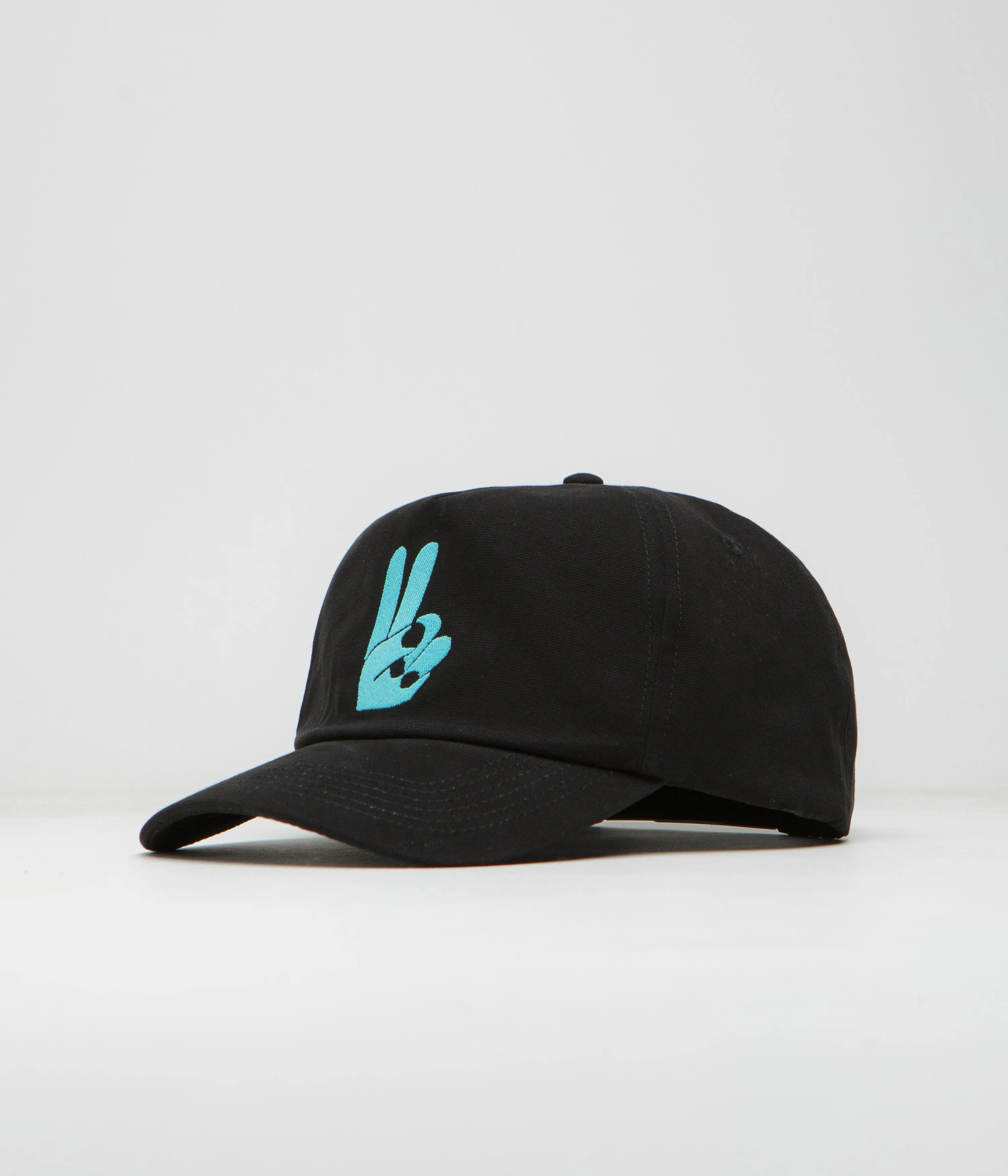 Mollusk Peace Cap - Faded Black Mollusk Clothing