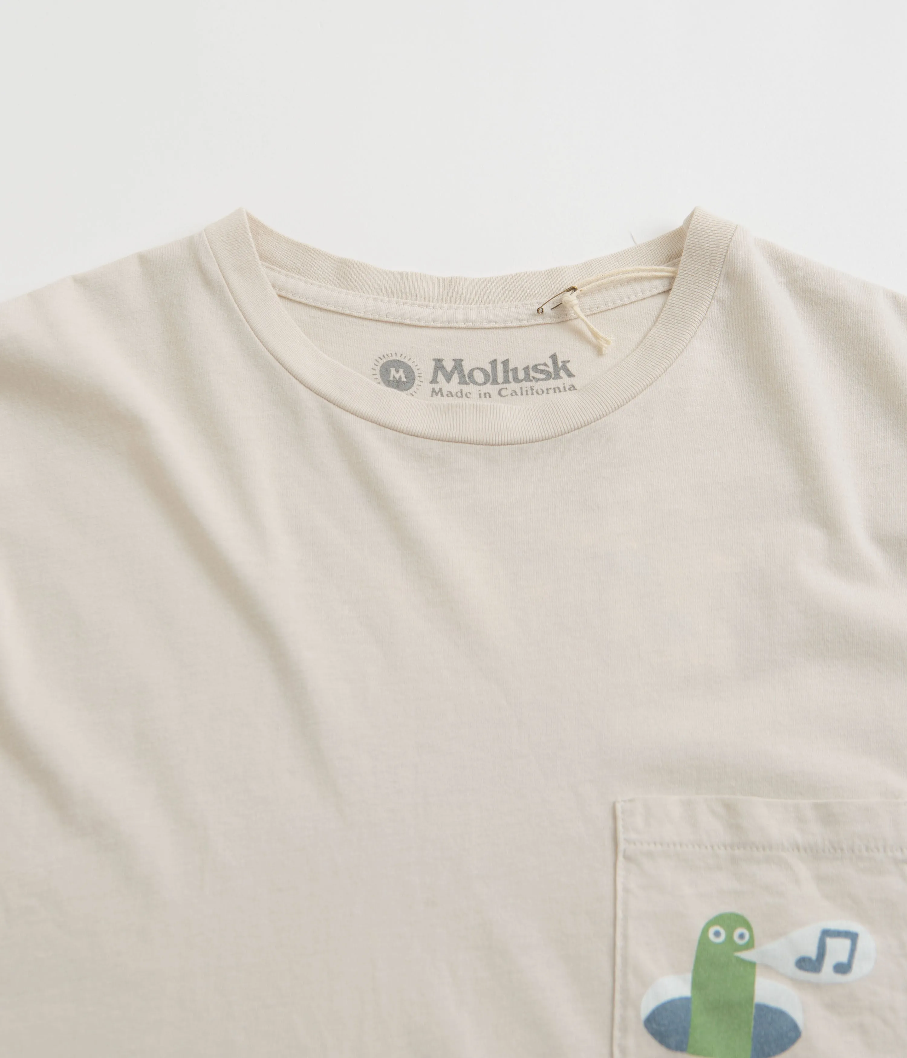 Mollusk Worm T-Shirt - Fog Mollusk Clothing