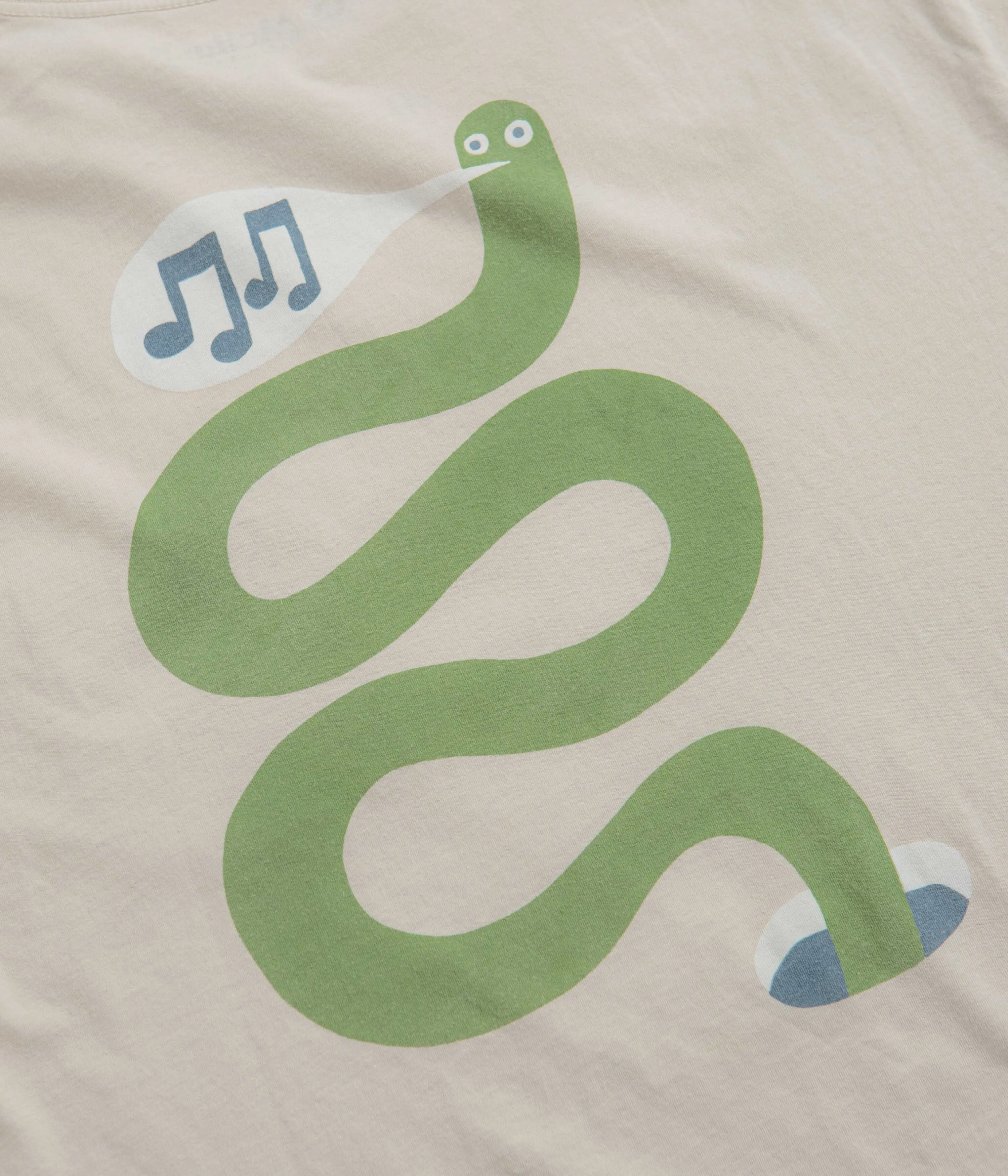 Mollusk Worm T-Shirt - Fog Mollusk Clothing