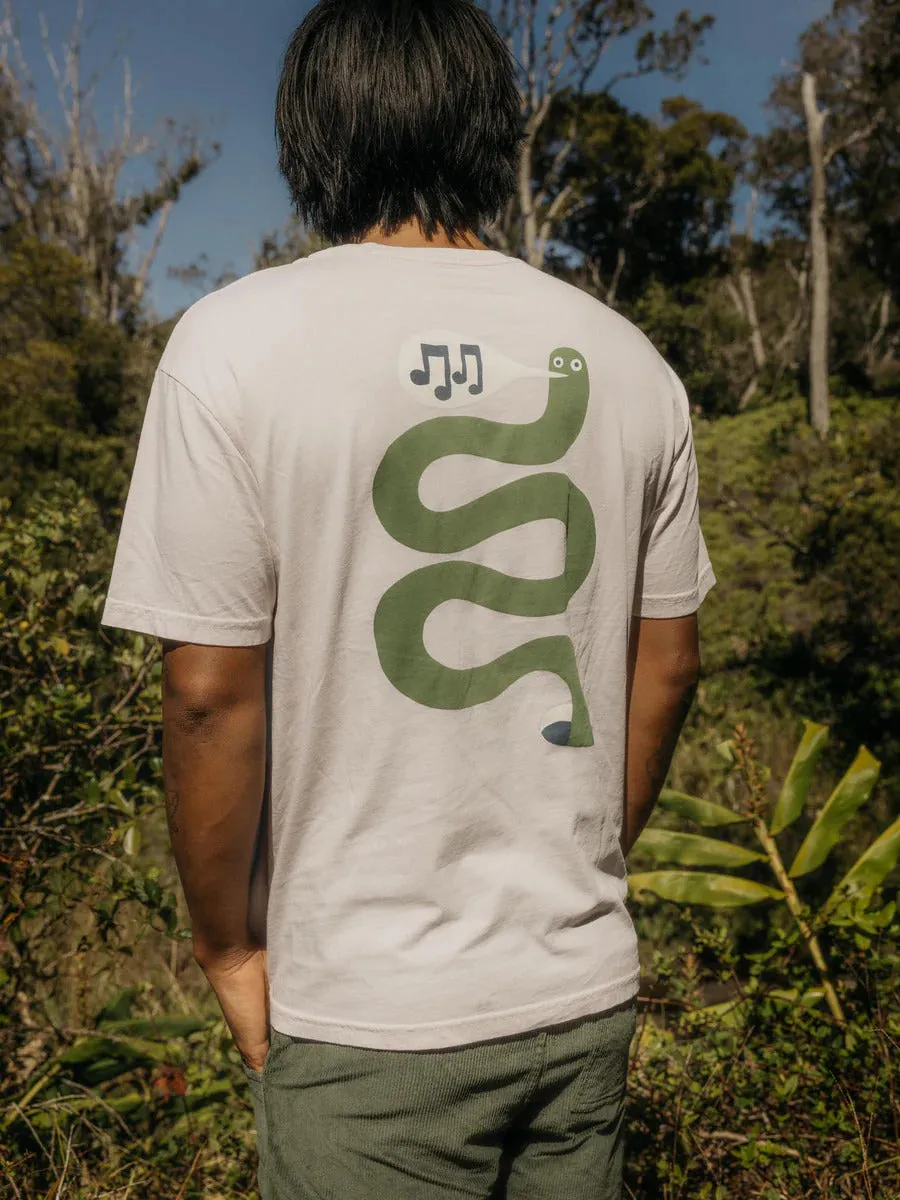Mollusk Worm T-Shirt - Fog Mollusk Clothing