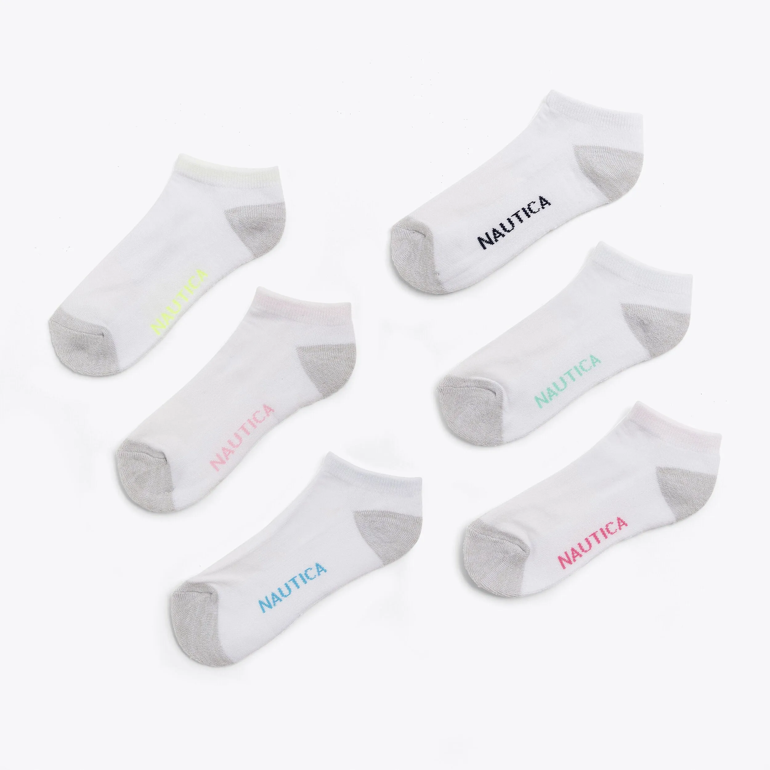 Nautica Womens Athletic Low Cut Socks, 6-Pack Nautica Clothing