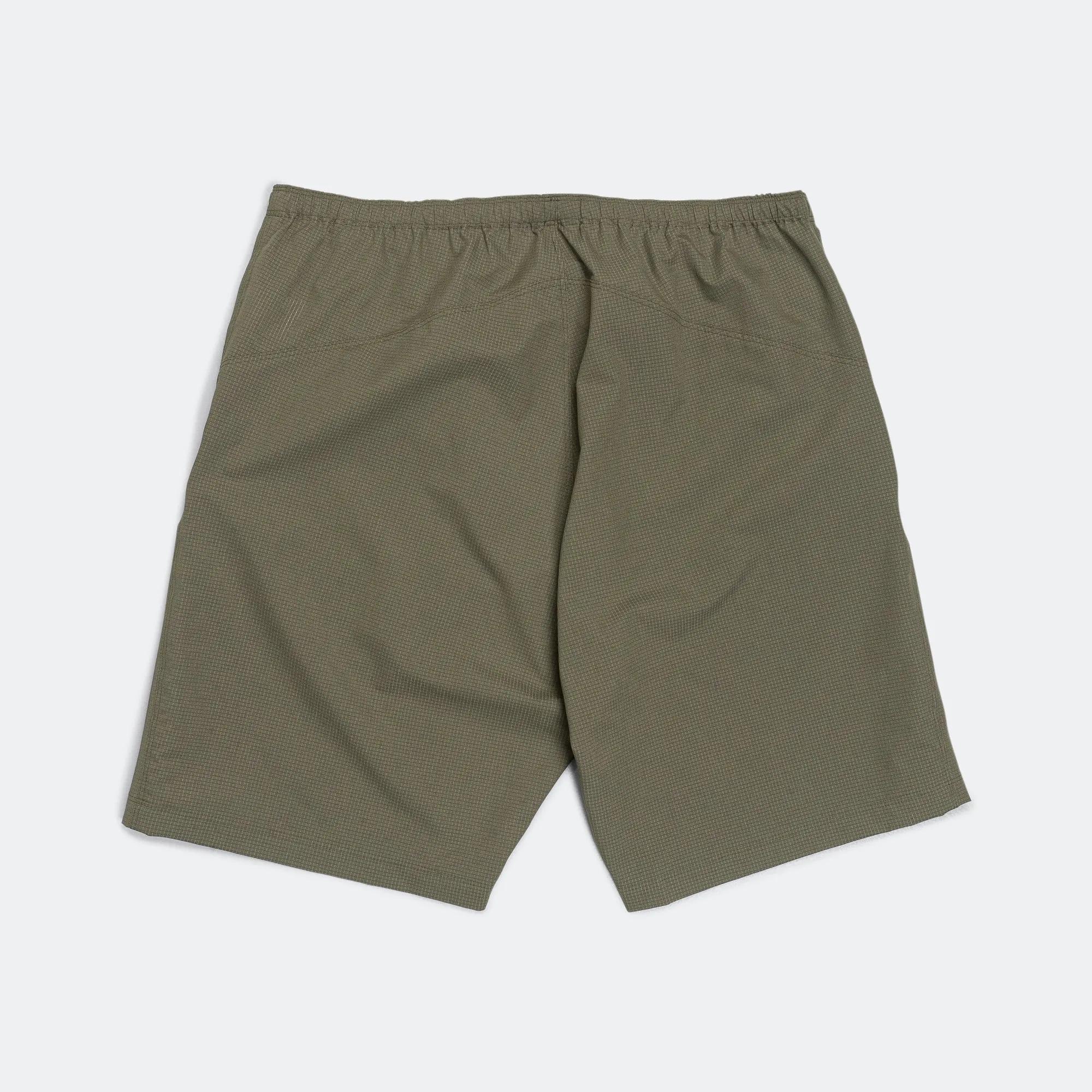 Needles Clothing Warm Up Short - Olive Cool Dots