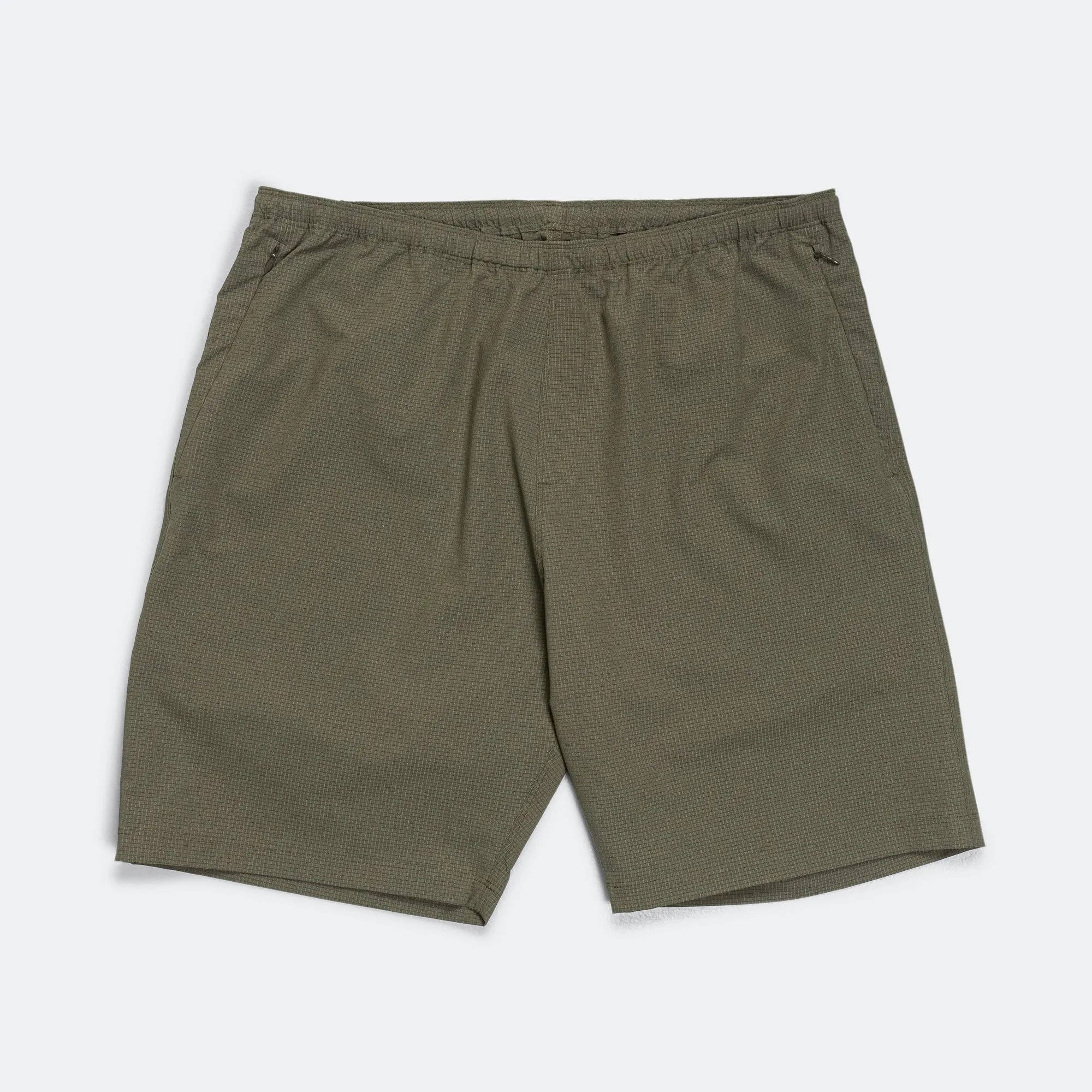Needles Clothing Warm Up Short - Olive Cool Dots