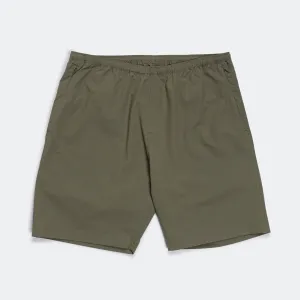 Needles Clothing Warm Up Short - Olive Cool Dots