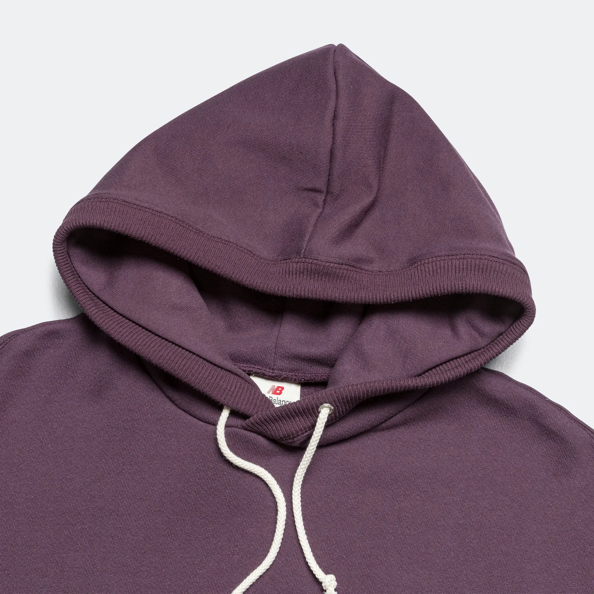 New Balance Clothing Made in USA Core Hoodie - Plum Brown