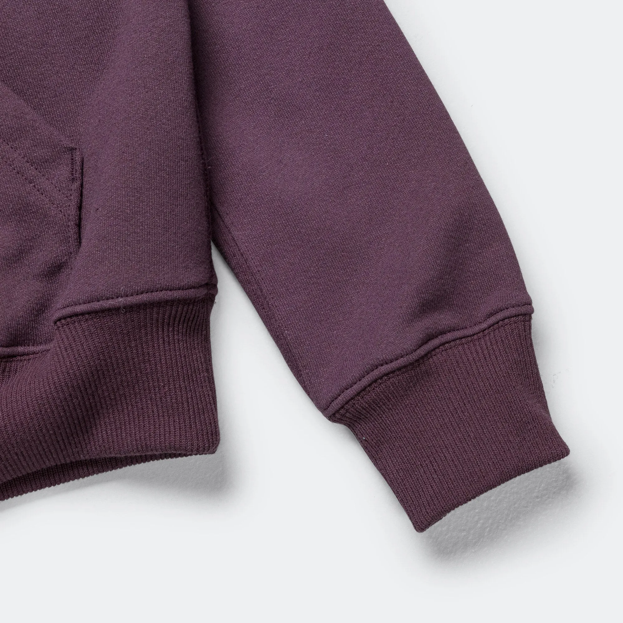 New Balance Clothing Made in USA Core Hoodie - Plum Brown