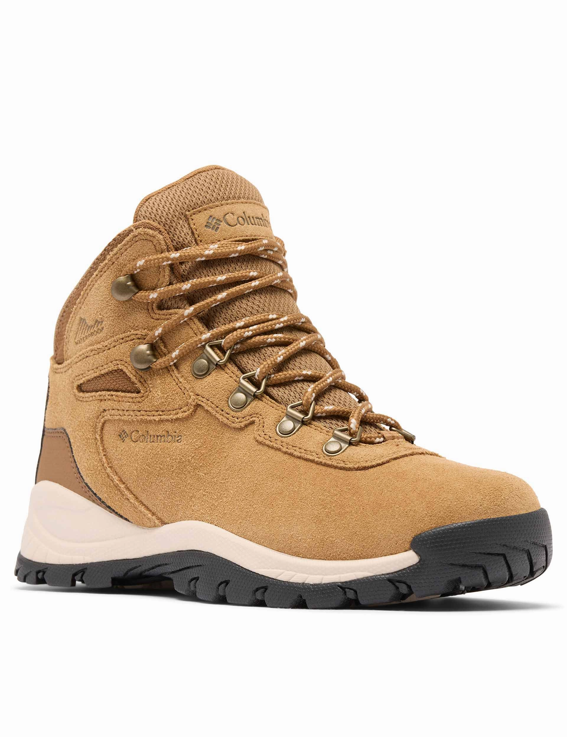 Newton Ridge Plus Waterproof Amped Hiking Boot - Elk/Dark Stone Columbia outdoor performance shoes