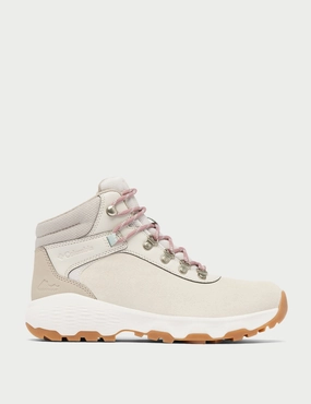 Newton Wander Waterproof Walking Boot - Cloud Grey/Cool Green Columbia waterproof hiking shoes for rough trails