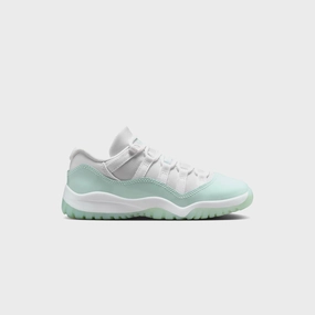 Nike PS Jordan 11 Retro Low - White / Igloo Retro basketball sneakers