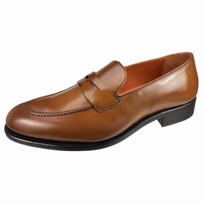 Norway Shell Cordovan Penny Loafer Peter Huber handcrafted leather shoes