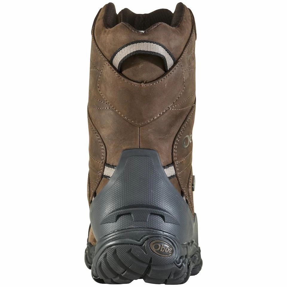 OBOZ BRIDGER 10" INSULATED WATERPROOF MEN'S BARK BROWN - FINAL SALE! Oboz rugged hiking boots