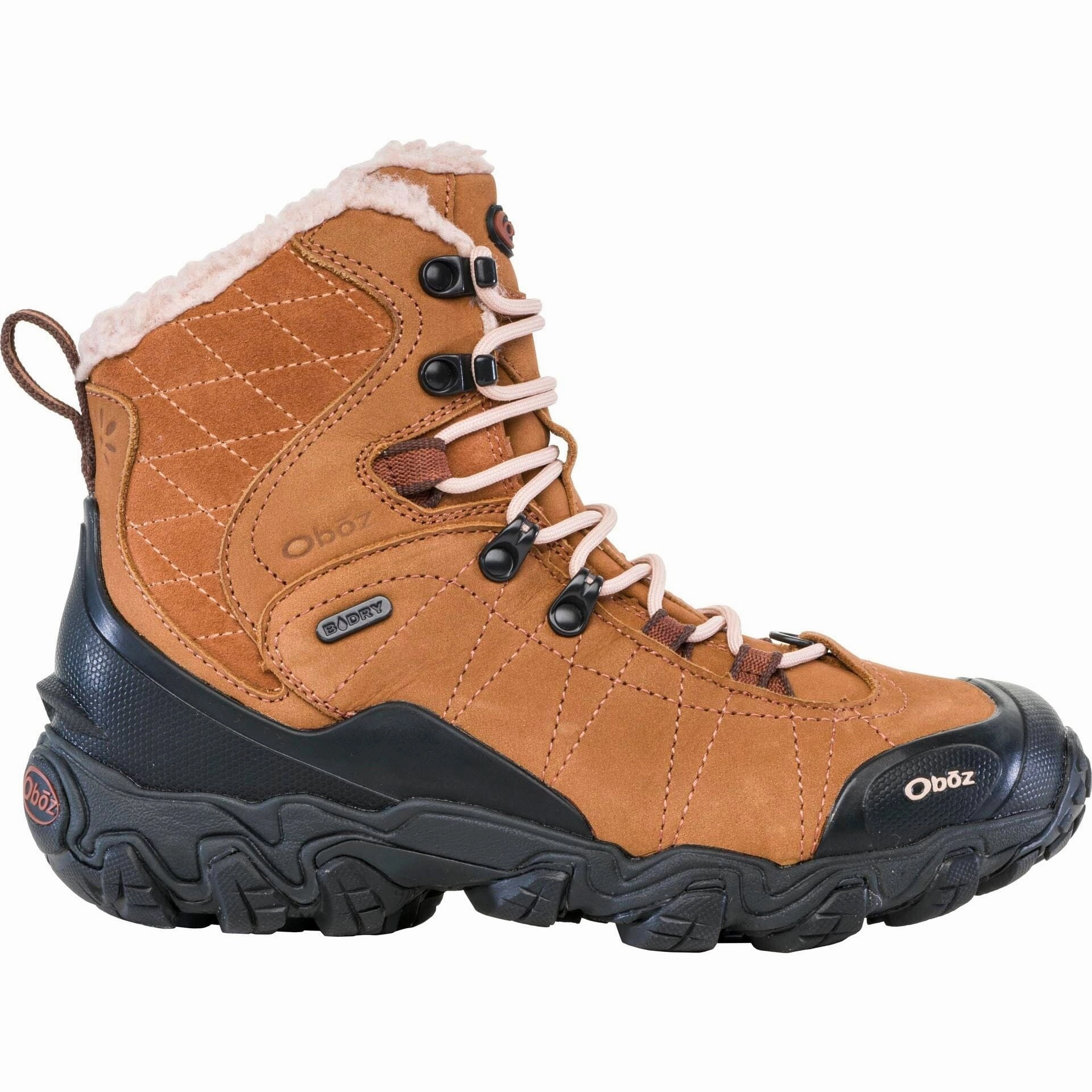 OBOZ BRIDGER 7" INSULATED WATERPROOF WOMEN'S MEDIUM AND WIDE Oboz rugged hiking boots