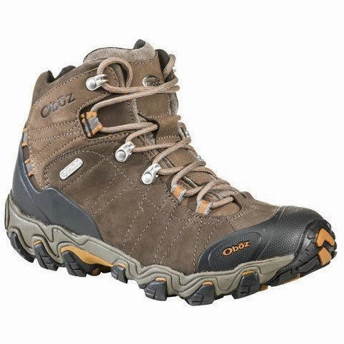 OBOZ BRIDGER MID BDRY MEN'S MEDIUM AND WIDE Oboz hiking boots with rugged traction