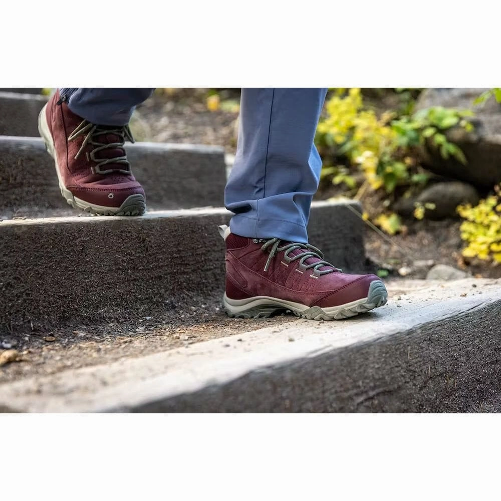 OBOZ OUSEL MID WATERPROOF WOMEN'S MEDIUM AND WIDE Oboz rugged hiking boots