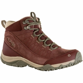 OBOZ OUSEL MID WATERPROOF WOMEN'S MEDIUM AND WIDE Oboz hiking boots with rugged traction