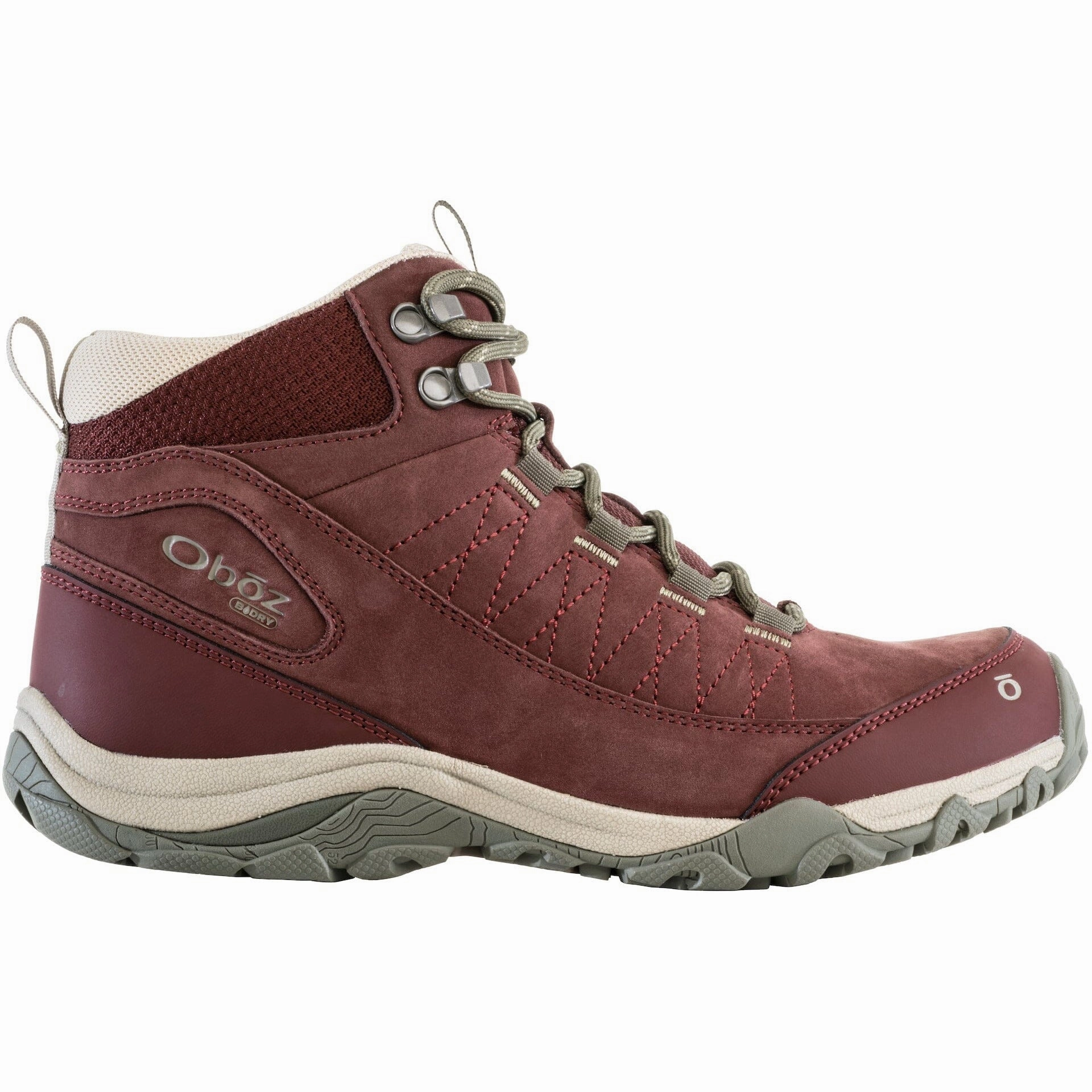 OBOZ OUSEL MID WATERPROOF WOMEN'S MEDIUM AND WIDE Oboz rugged hiking boots