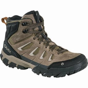 OBOZ SAWTOOTH X MID WATERPROOF MEN'S MEDIUM AND WIDE - FINAL SALE! Oboz hiking boots with rugged traction
