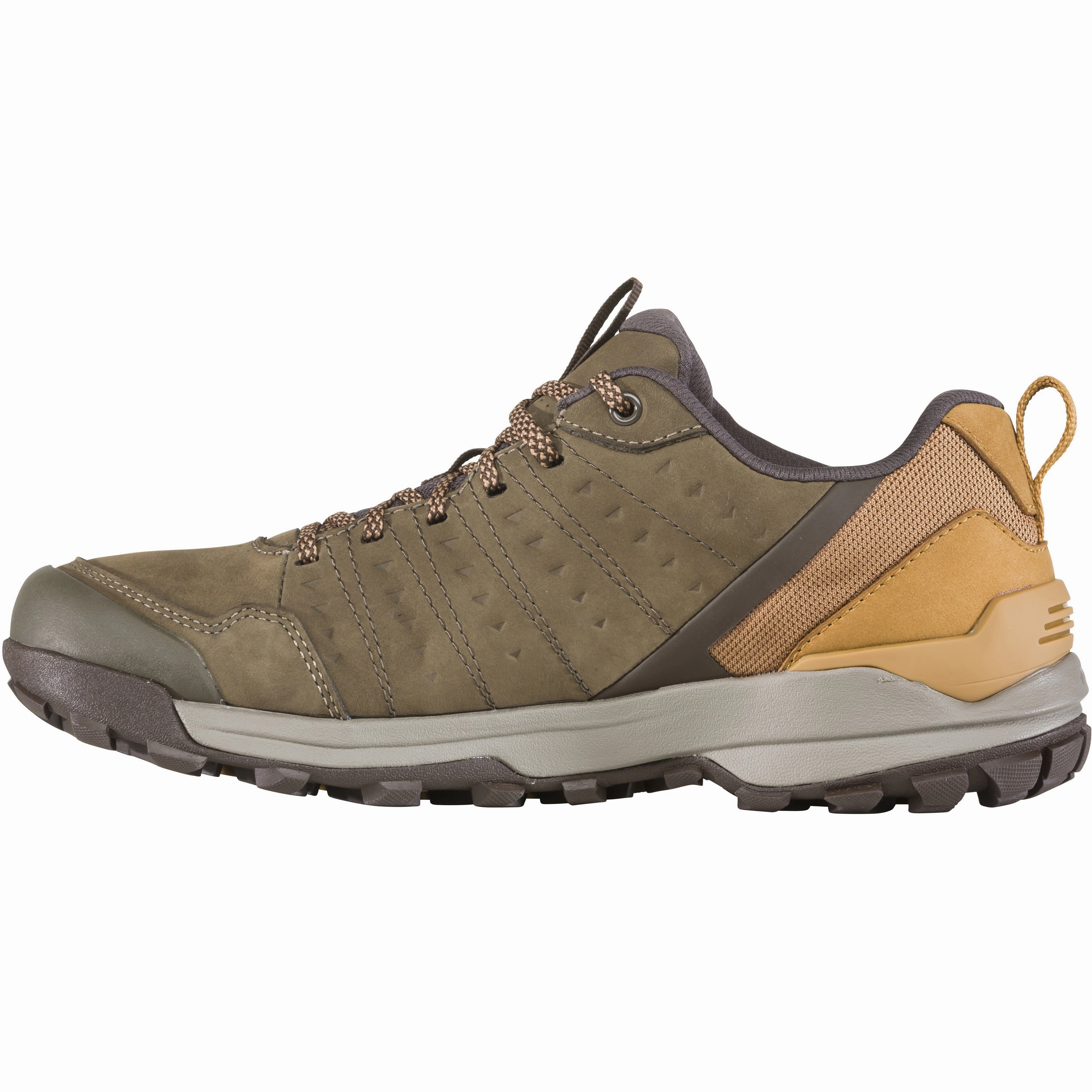 OBOZ SYPES LOW LEATHER WATERPROOF MEN'S MEDIUM AND WIDE - FINAL SALE! Oboz rugged hiking boots