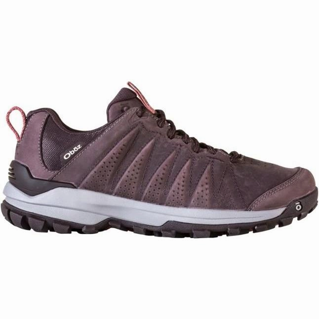 OBOZ SYPES LOW LEATHER WATERPROOF WOMEN'S MEDIUM AND WIDE - FINAL SALE! Oboz rugged hiking boots