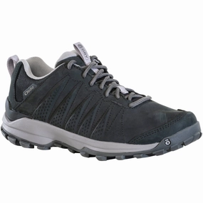 OBOZ SYPES LOW LEATHER WATERPROOF WOMEN'S MEDIUM AND WIDE  - FINAL SALE! Oboz hiking boots with rugged traction