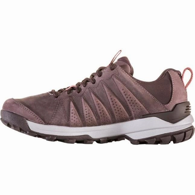 OBOZ SYPES LOW LEATHER WATERPROOF WOMEN'S MEDIUM AND WIDE - FINAL SALE! Oboz rugged hiking boots