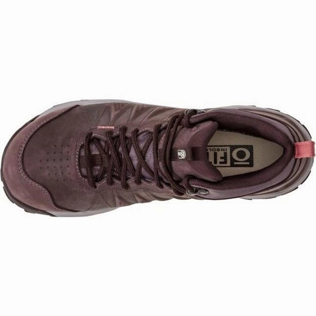 OBOZ SYPES LOW LEATHER WATERPROOF WOMEN'S MEDIUM AND WIDE - FINAL SALE! Oboz rugged hiking boots
