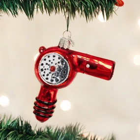 Old World Christmas Blow Dryer Ornament