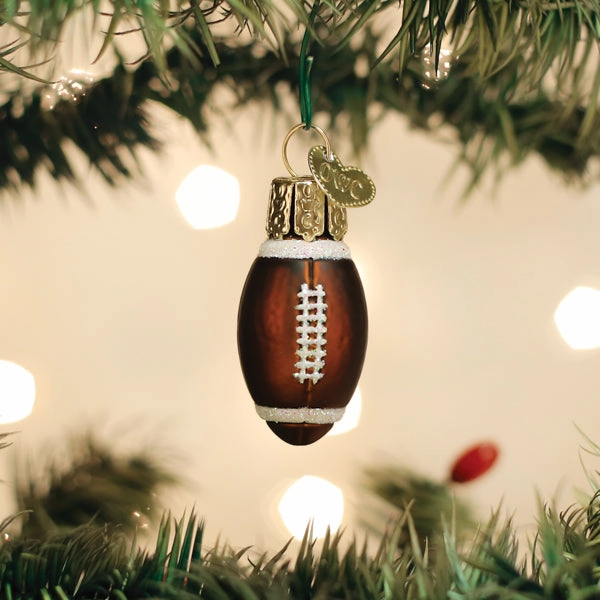 Old World Christmas Gumdrops Mini Football Ornament