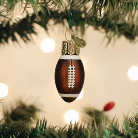 Old World Christmas Gumdrops Mini Football Ornament