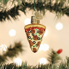 Old World Christmas Gumdrops Mini Pizza Slice Ornament