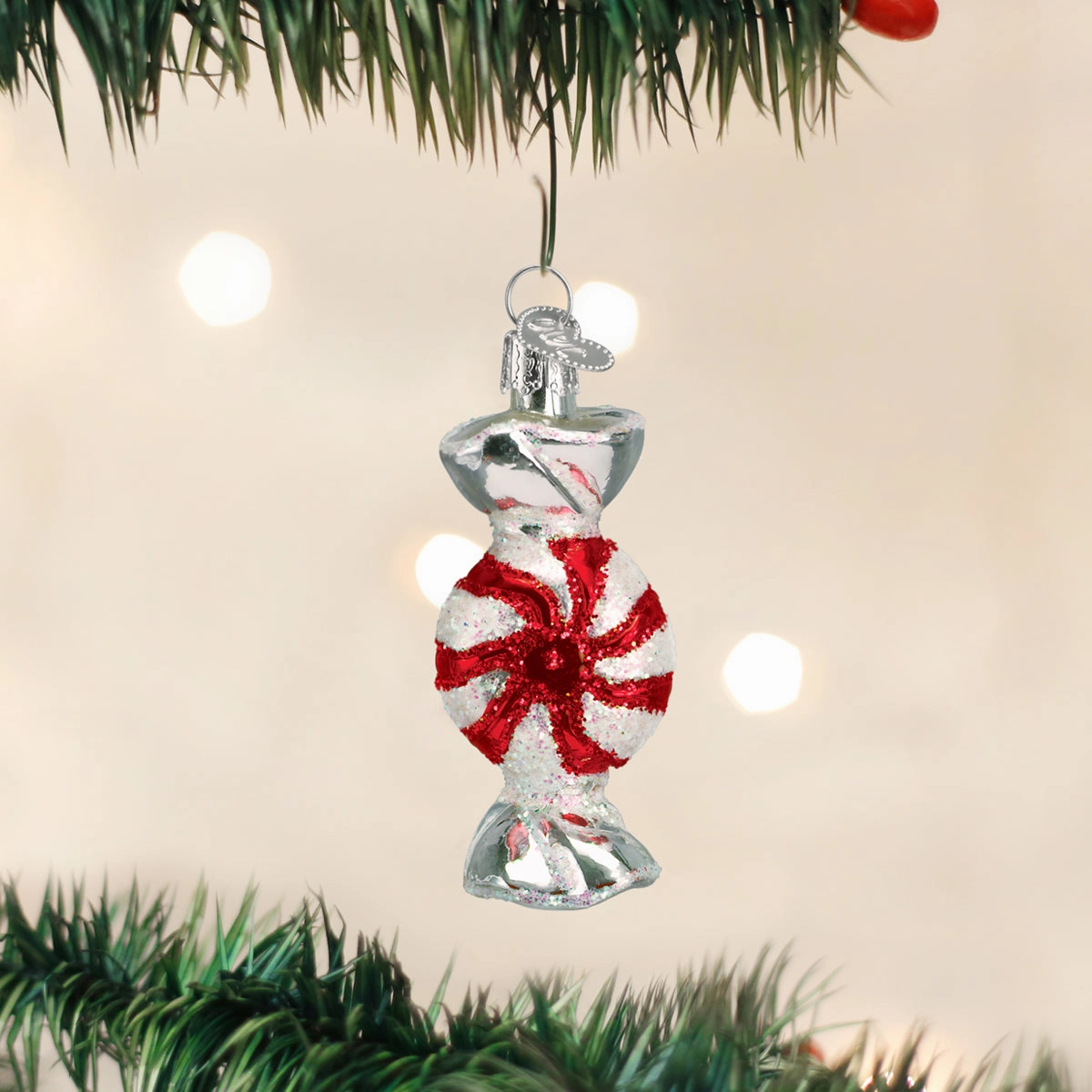 Old World Christmas Peppermint Candy Ornament