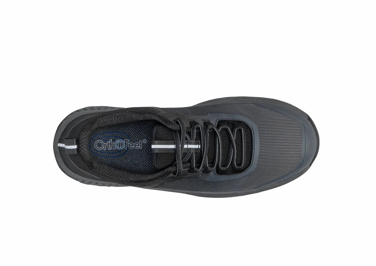 Orthofeet - Bristol - Black Orthofeet comfortable shoe looks