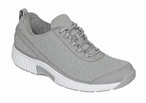Orthofeet - Coral Wool - Gray Orthofeet comfortable support shoes