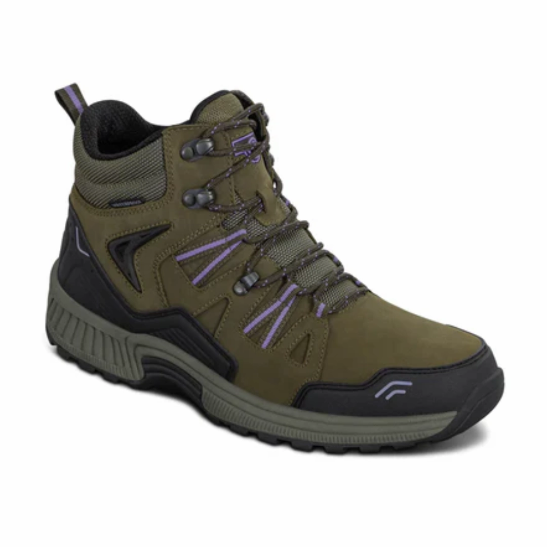 Orthofeet -  Dakota - Olive Orthofeet comfortable support shoes