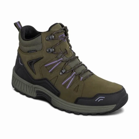 Orthofeet -  Dakota - Olive Orthofeet comfortable support shoes