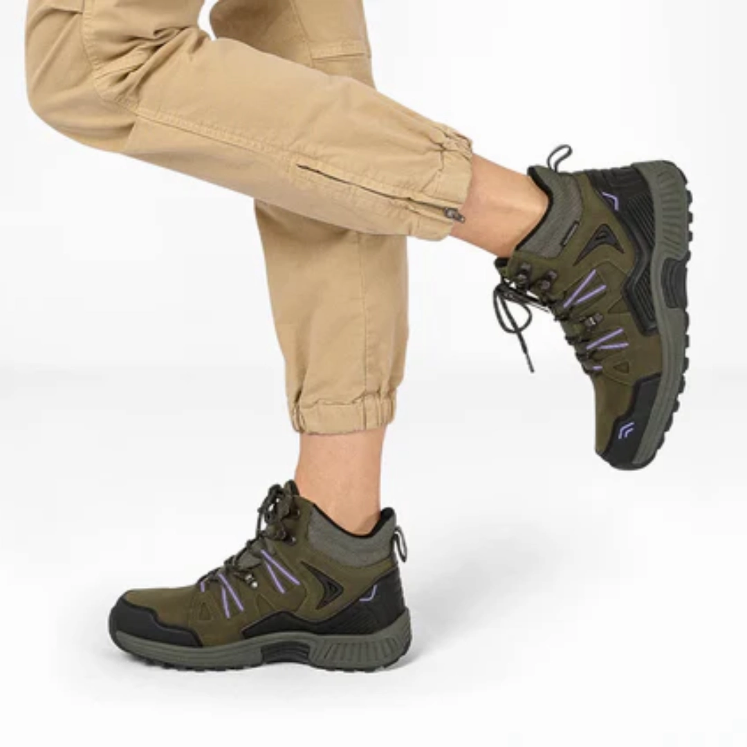 Orthofeet -  Dakota - Olive Orthofeet comfortable shoe looks