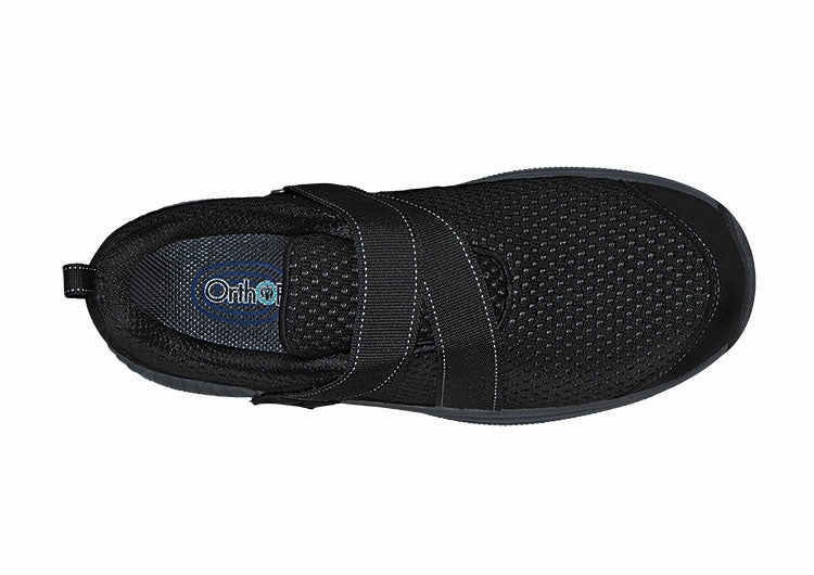 Orthofeet - Elba Stretch Knit - Black Orthofeet comfortable shoe looks