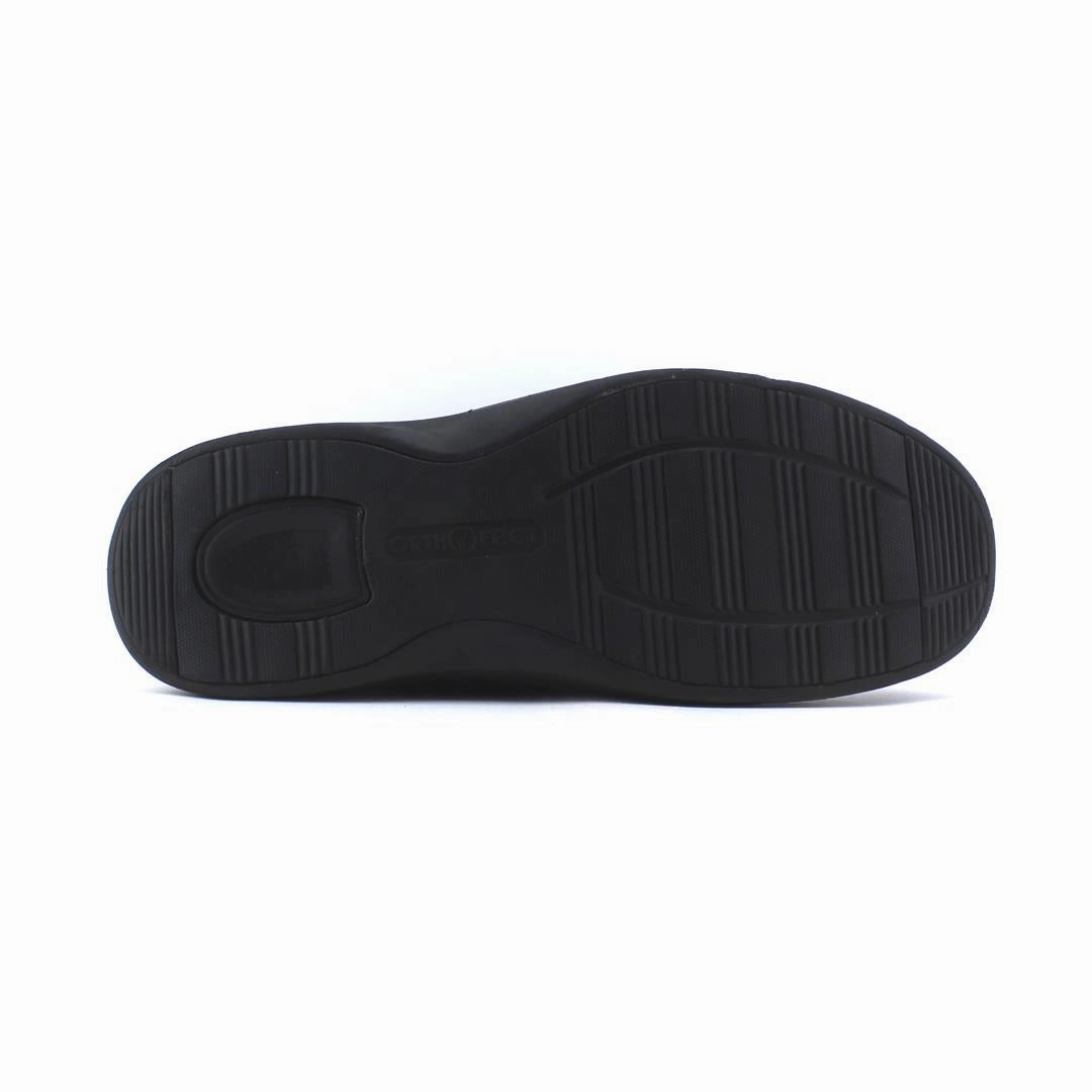 ORTHOFEET - MEN - Bismarck Stretch - Black (EX) Orthofeet comfortable shoe looks