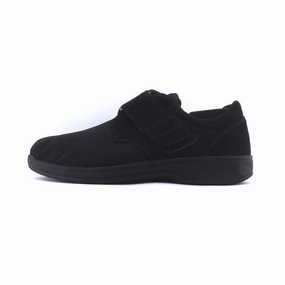 ORTHOFEET - MEN - Bismarck Stretch - Black (EX) Orthofeet comfortable support shoes