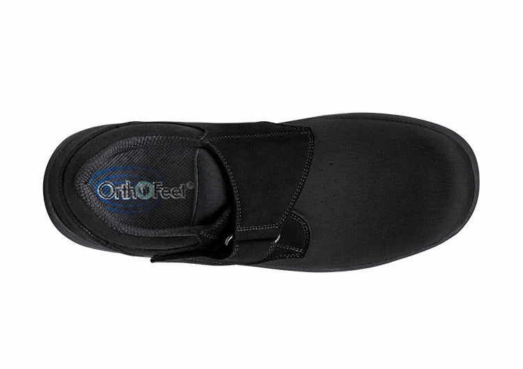 ORTHOFEET - MEN - Bismarck Stretch - Black Orthofeet comfortable shoe looks