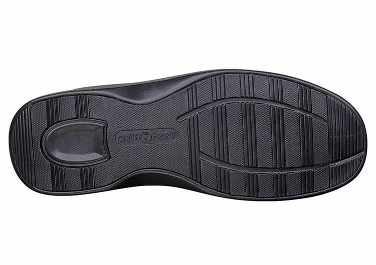 ORTHOFEET - MEN - Bismarck Stretch - Black Orthofeet comfortable shoe looks