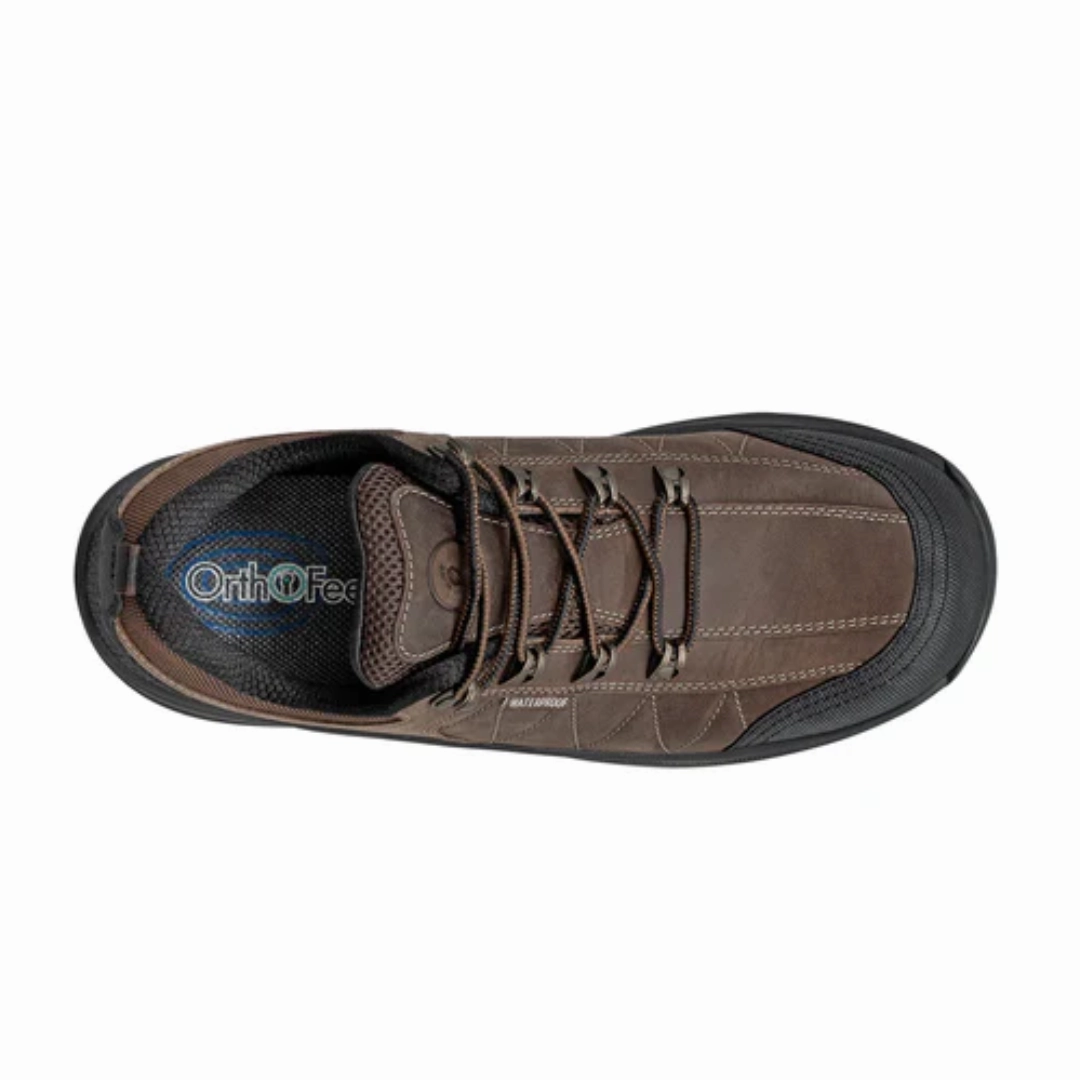 Orthofeet - Men-  Dolomite Work Shoes - Brown Orthofeet comfortable shoe looks