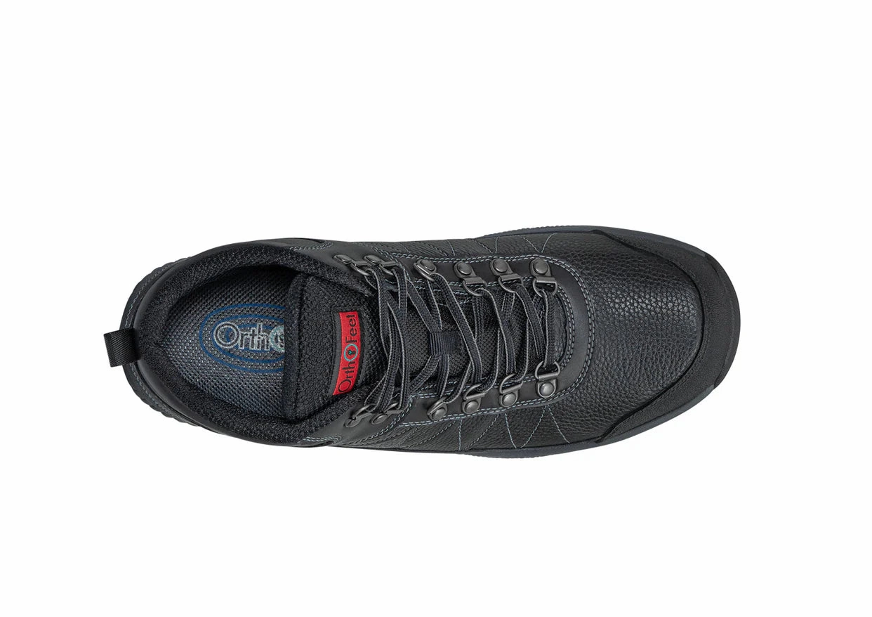 Orthofeet - Men - Hunter Waterproof - Black Orthofeet comfortable shoe looks