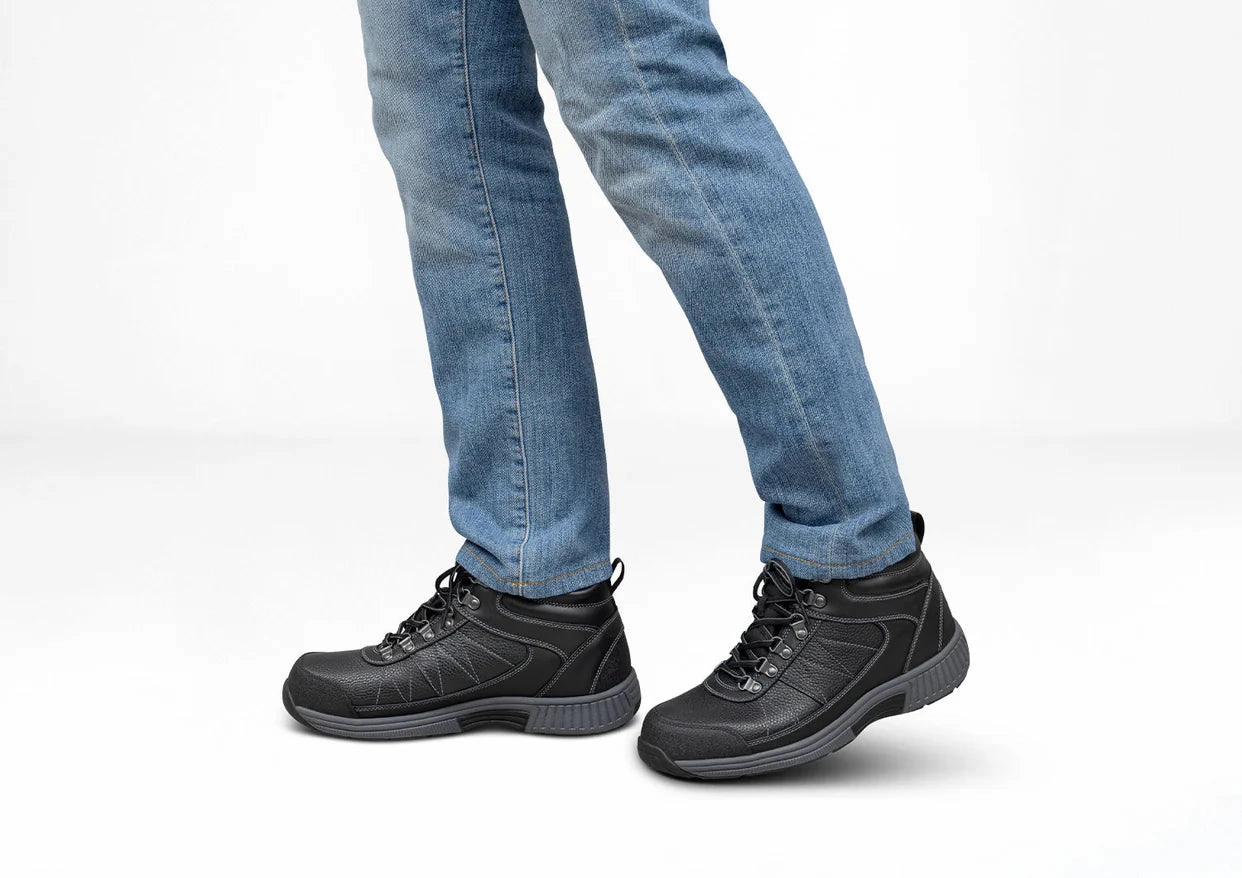 Orthofeet - Men - Hunter Waterproof - Black Orthofeet comfortable shoe looks