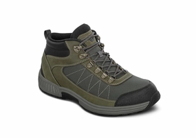 Orthofeet - Men - Hunter Waterproof - Olive Orthofeet comfortable support shoes